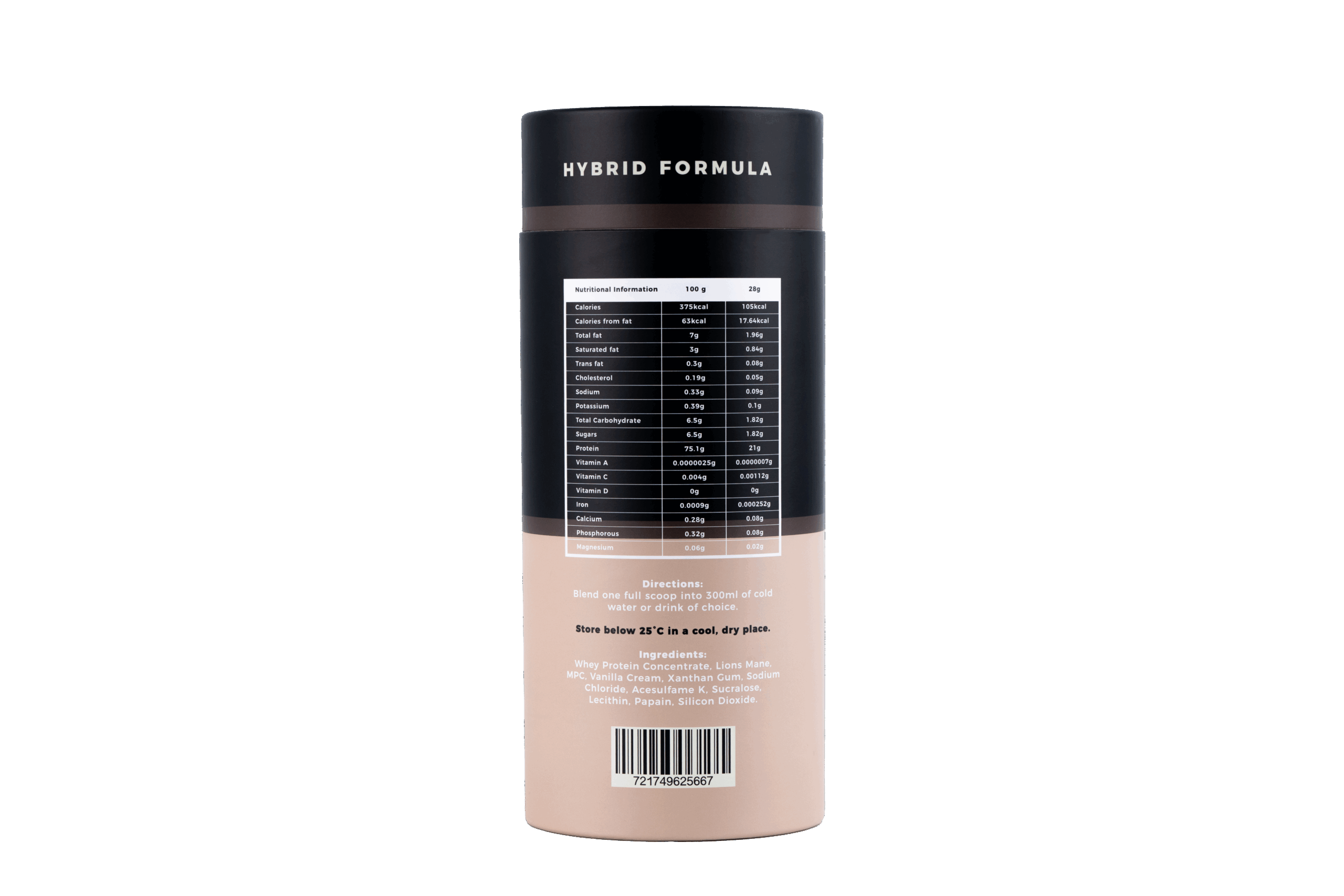 Lions Mane Protein Powder - Hybrid Formula - Image 2