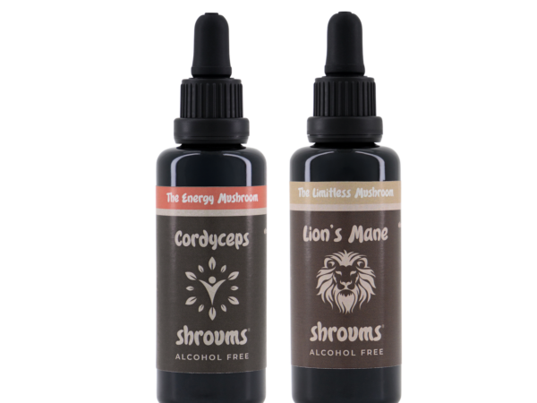 lions mane, cordyceps alcohol free