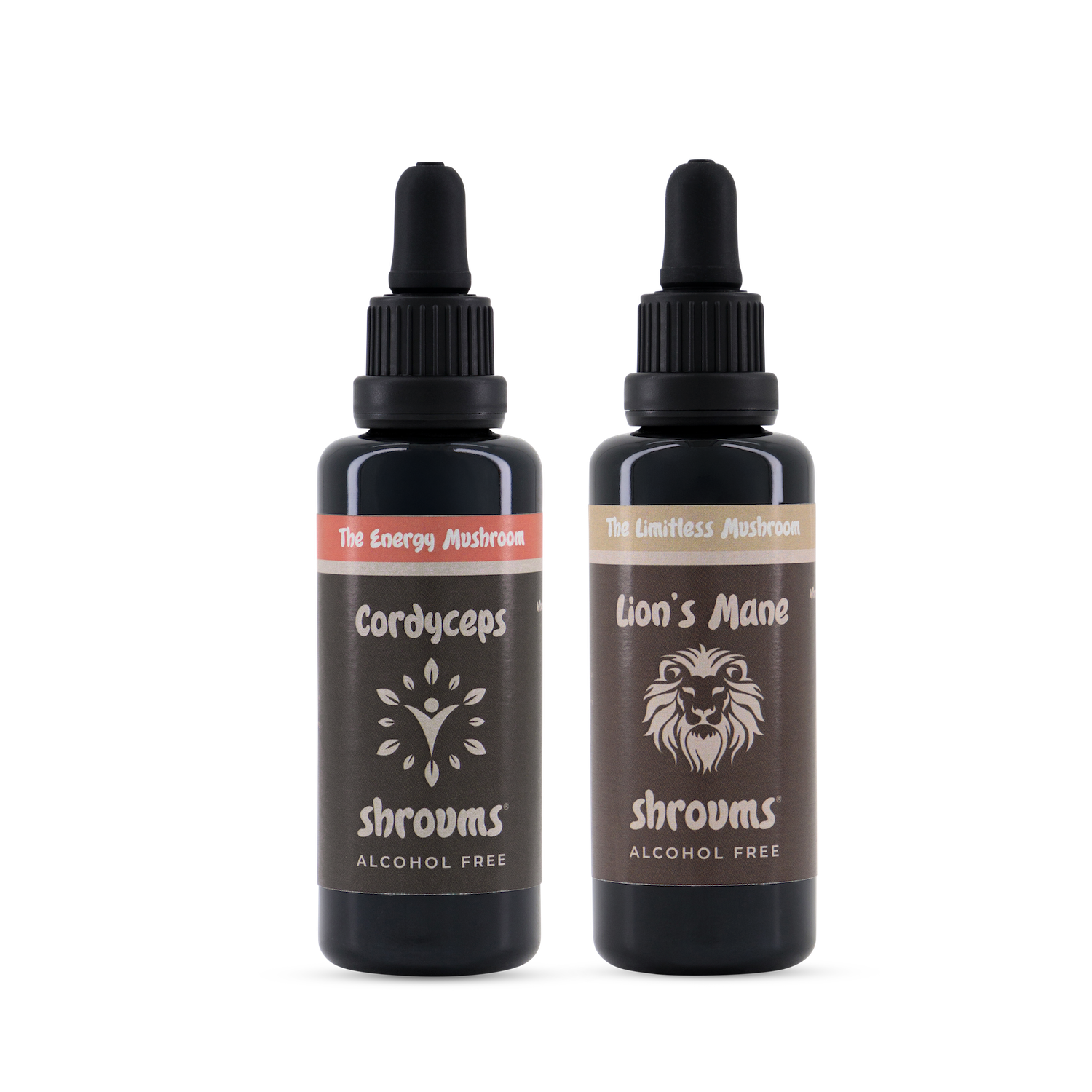 lions mane, cordyceps alcohol free
